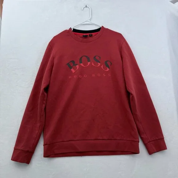 Crew Neck Boss Orange Sweatshirt Herren Hugo Boss Shirts Hugo Boss